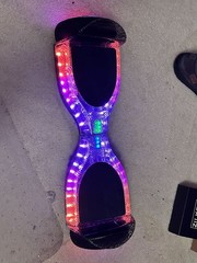 Jetson Rave Extreme-Terrain Hoverboard with Cosmic Light-up Wheels – Black