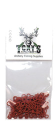 200pcs Broadheads Locks O Rings Shock Collars Red RDBH8520L