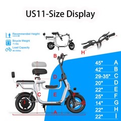 Spacewalk Electric Bike With Seats For Adults Power By 500W Motor | Silver