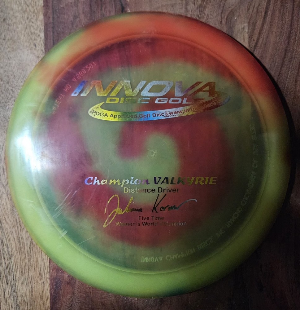 Innova JK 5x Champion Valkyrie PFN OOP ONE OF A KIND FLY DYE Rainbow Foil