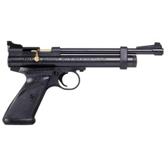 Crosman 2240 .22-Caliber Bolt Action Single-Shot CO2-Powered Air Pistol, Black