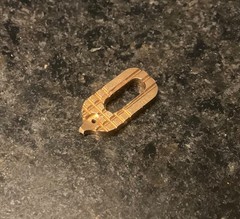 Limited Edition SimpleShot Slant Spartan #51/320, G10, Brass. Slingshot