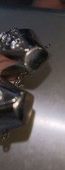 New Western Cowboy Boot Toe Tip Rand Cap Black, Silver & Rhinestone Bling – Pair