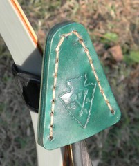 EFA 1 ARROW KELLY GREEN BOW QUIVER FOR TRADITIONAL RECURVE OR LONGBOW