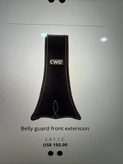 CWD Belly Guard Front Extension In Brown, One Size