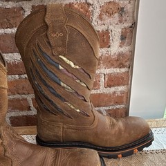 CODY JAMES MEN’S FLAG WESTERN WORK BOOTS – NANO COMPOSITE TOE 9.5 EE