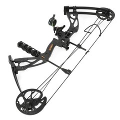 Archery Compound Bow Arrow Set 325fps 80% Let-Off 0-70Lbs Target Hunting LH/RH