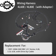 Standalone Wiring Harness, 4L60E DBC, Red/Blue PCM, Compatible with 1997-2006 GM