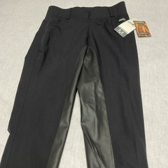 Kerrits Riding Pants Womens M Black Slim Stretch Equestrian Breeches Made in USA
