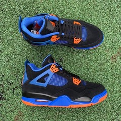 AJ4 Retro “Cavs” Safety Orange-Game Royal 308497-027 NEW Men’s Size 4-11