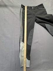 Dover Saddlery Riding Breeches Pants SZ 30 Equestrian Gray Green Stretch G44