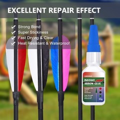 4 Pack Arrow Glue, Fast Curing Fletching Insert Clear Adhesive For…