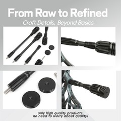 6 8 10 12 Inch Stabilizer Carbon Rod Archery Bows Balance Bar Shock Absorber