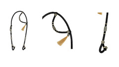 Western One Single Ear Headstall Rawhide Hand Braided Bridle Horse Tack Futurity