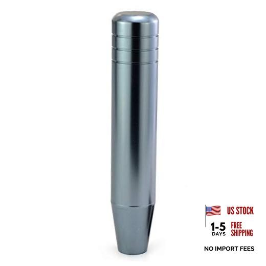 Gray 7.09″ Gear Stick Shifter Knobs with Long Weighted Handle – Gray