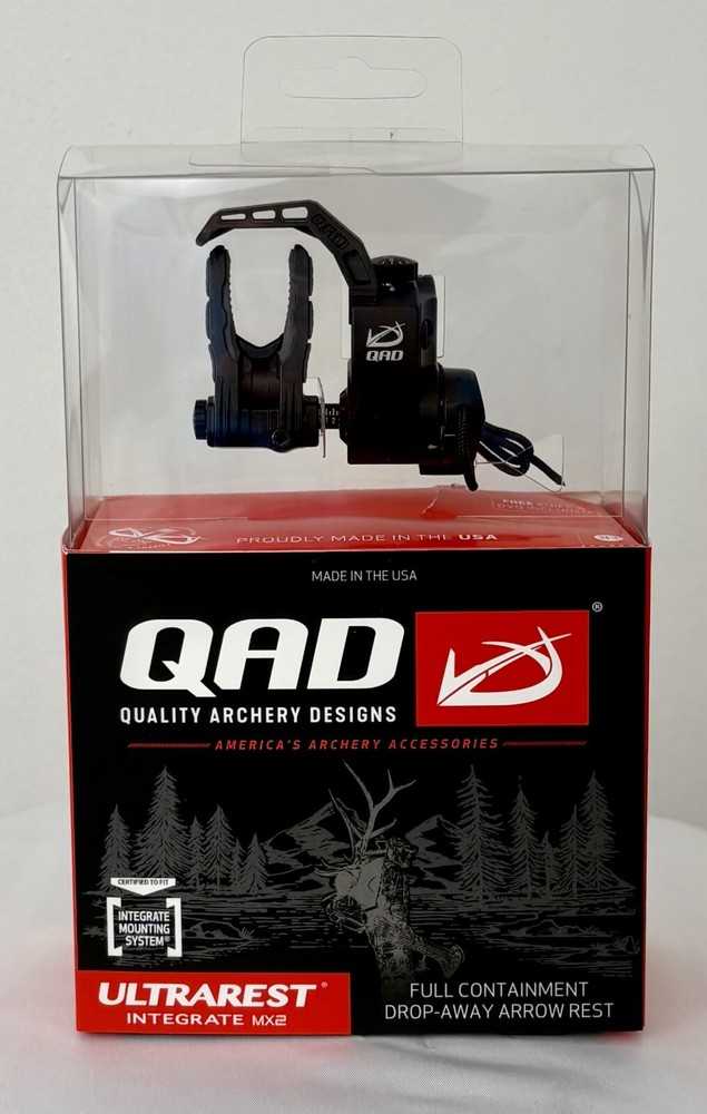 QAD Ultra Rest Integrate MX2 RH Arrow Rest Free Knife Included New