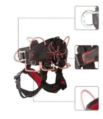 Rescue Climbing Half Body Harness Rope Arborist Saddle Tree Bridge Caving CE