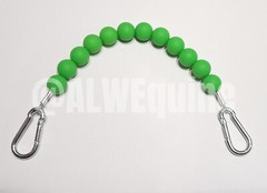 BRAND NEW Light Green Beaded Noseband by ALW Equine