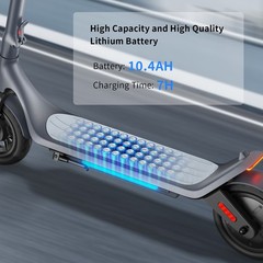 500W Electric Scooter Adult 50KM Range 10» Tire E-Scooter Commuter 25km/h APP