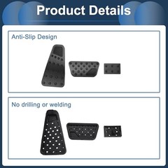 1 Set Automatic Foot Pedal Pads Foot Accelerator Pedal Covers for Dodge for