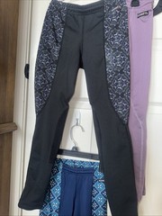 4 Kerrits Girls Riding Pants 3 Small, 1 Medium