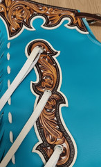 Rodeo Leather Bull Riding Chaps | Western Cowboy Rodeo Gear – Custom Design