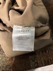 Authentic Gucci Equestrian Riding Pants Horse Bit Made in Italy Sz 40 IT Khaki
