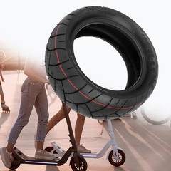 11 inch 90/65-6.5 Tubeless Tire for Electric Scooters, 100/55-6.5 Rubber Thic…