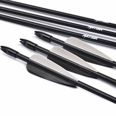 12Pcs 28″ Fiberglass Archery Arrows Spine 700 OD 7mm For Recurve & Compound Bows