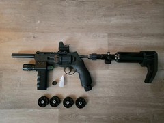 Umarex T4E TR50 (2292176) GEN2 -Paintball Revolver – Tuning Barrel – 750fps- 50J