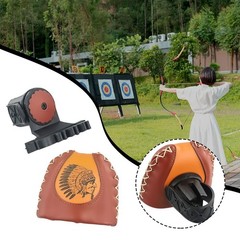 Archery-Belt Strap Arrow Quiver Holder Longbow Recurve Bow Traditional Leather
