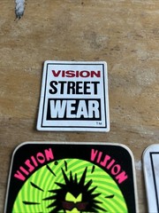 Vintage 1980S Vision Streetwear Skateboard Sticker Lot Of 5