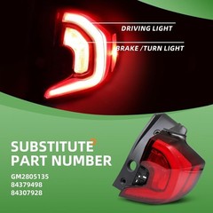Passenger Tail Light Assembly Compatible with 2018 2019 2020 Terrain Rear Right