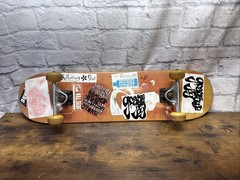 Vintage Val Surf Skateboard Phantom 2 Trucks Complete Yellow Wheels Deck