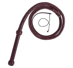 Genuine Cowhide Bull WHIP 04 TO 16 FEET Long 16 Plaits Brown Indiana Jones Whip