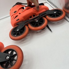 Powerslide Imperial Inline Skates Orange 3x125mm EU 41/42 US 7.5/8 UK 6.5/7