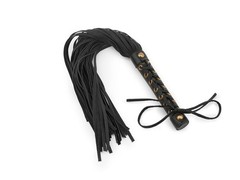Horse Riding Crop Whip Training Equestrian Faux Leather 18 Inches Black