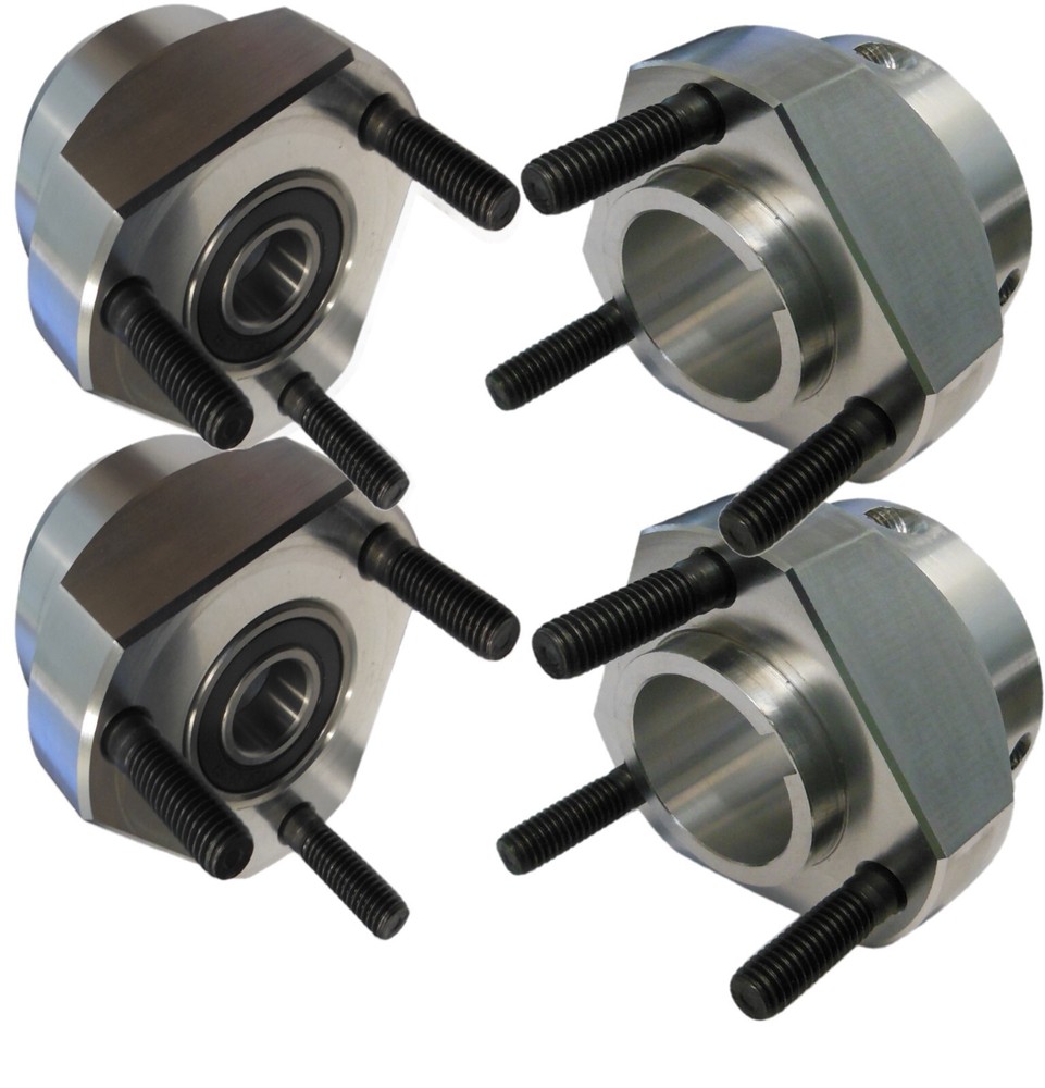 New Wheel hub set 5/8″ bearing 1″ or 1-1/4″ Rear Racing Metric Wheels Go Kart