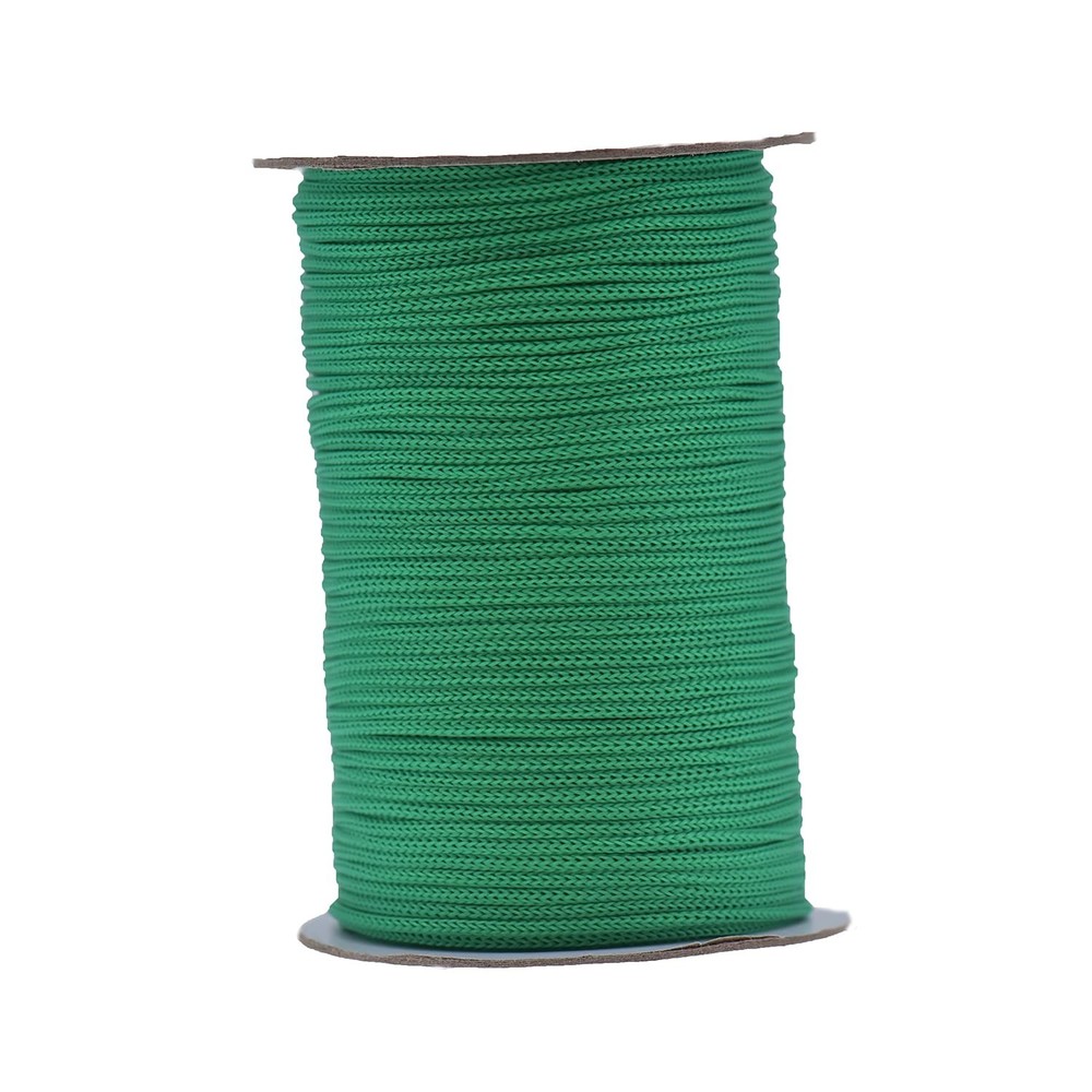 IHKFILAN 1/8Inch Polypropylene Utility Rope Drawstring Hollow 1/8Inch, Green