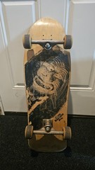 Vintage Walker Skateboard Chris Baucom Pro Deck