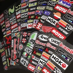 New Motorcycle Waterproof Reflective Stickers Car Electric Vehicle Helmet Sticke