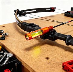 Berger Hole Bow Level 2-Pack – Aluminum Bow Leveling Kit & Archery Tools Bow Acc