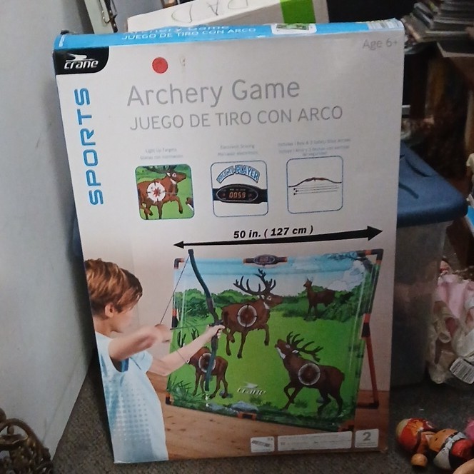 Crane Archery Game Set for Youth, Electronic Scoring, 50in Target, MPN 51602