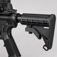 WE 6mmGBB Airsoft Rifle, Indoor / Outdoor Scop, Semi/ Auto Modes, 320-350 FPS