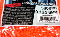 5000 ROUNDS 6mm .12g AIRSOFT BBs UK ARMS ITEM #2 FLORESENT ORANGE