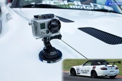 #2.1 BLACK GoPRO Magnetic flat mount magnet for rails / poles / cars / go karts
