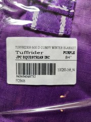 Tuffrider JPC Equestrian Inc Purple 84″ 600D Comfy Winter Horse Blanket Coat