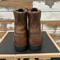 Ariat Heritage Lacer II Distressed Brown Leather Boots Size 8 Roper Toe W/Kiltie