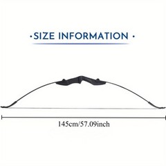 57″ Takedown Recurve Bow & 30″ Arrows Set with Archery Hunting Accessories Kit