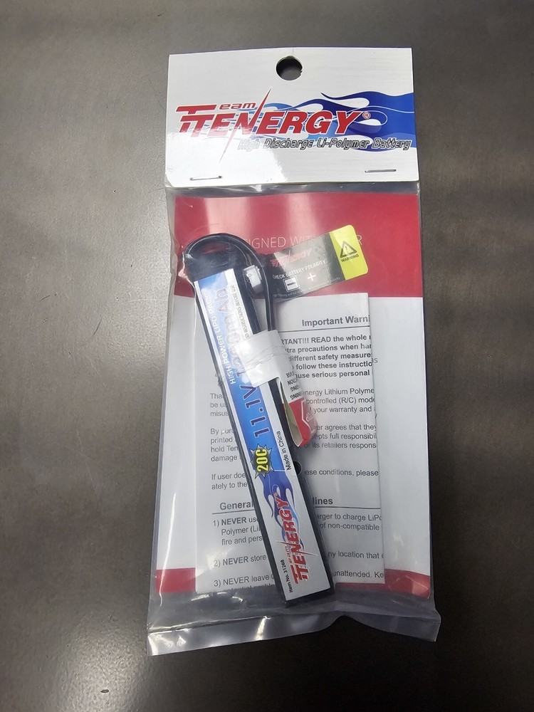 Tenergy 11.1V 1200mah Lipo High Output Battery 18pack Bundle – Read Description